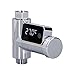 Thermomètre de robinet, thermomètre de douche à affichage LED à installation facile pour adultes pour salle de bain à domicile