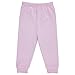 Cudlie 5-Pack Baby Girls Joggers - Lounge Pants, Active Sweatpants Sweats - Fleece Joggers for Girls, 6-9 Months