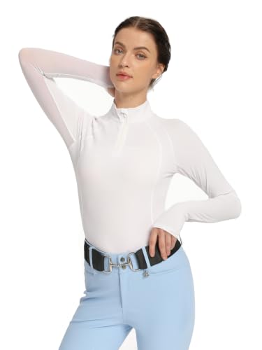 Harrison Howard Long Sleeve Horse Riding Tops, Women's Equestrian Shirts