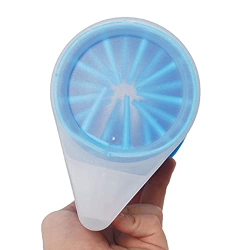 patas para cães,Copo pata cachorro silicone com escova limpeza | destacável para pés cães e gatos, c