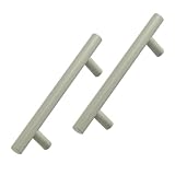 CHENCHEN96 Maniglie per Cassetti a Forma di Ponte Pomelli per Armadio in Lega di Alluminio Maniglie per Toelette Moran Verde 2 Pezzi per Camera da Letto Cameretta dei Bambini (Hole Distance 128mm)