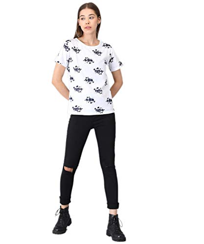 Image of KOTTY Women's Graphic Regular Fit T-Shirt