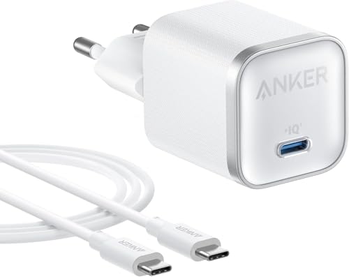Anker Chargeur USB C 45W Rapide (Nano), Compact et élégant, pour iPhone 17/Pro/Pro Max/iPhone 16, MacBook, Pixel 9, iPad, Samsung Galaxy S25 Ultra/S24 Series, et...