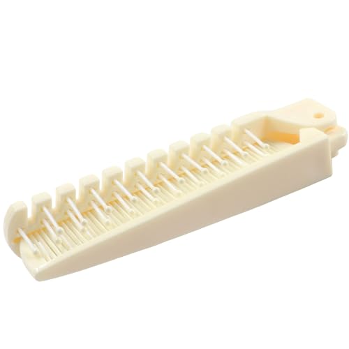 Cepillo de pelo de viaje portátil, beige miniatura 4