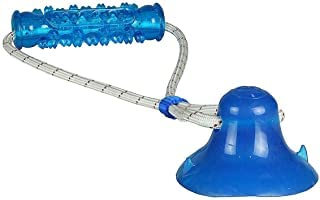 Dog Trust Set of 1 Tug of Wall Dog Toy Interactive Rubber Suction Cup Bite & Pull Teething Cleaning Chewing Playing Rope Toys for Dogs (B09QCRS2Z9) Amazon Price History, Amazon Price Tracker