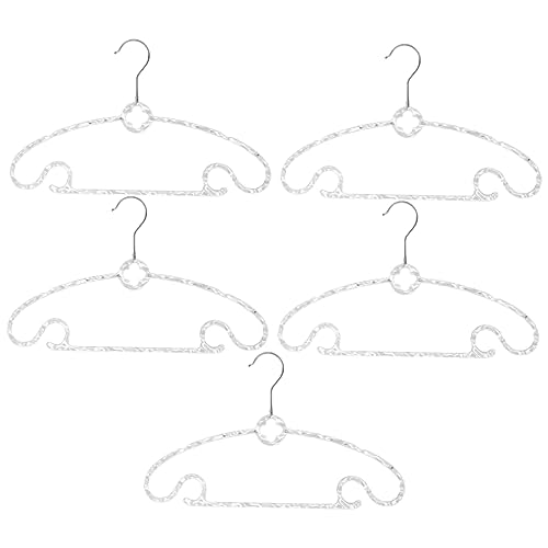 TOGEVAL 5pcs Traceless Non Slip Clothes Hangers Clothing Storage Rack for Home Use Wide Shoulder Design Prevents Deformation Versatile Hangers for Various Clothing