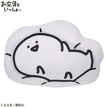 お文具といっしょ　おもちもちもちクッション(タグ付き) お文具といっしょ』おてがみポーチ、ぬいぐるみメジャーなどの