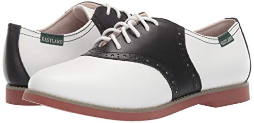 Eastland Women's Sadie Oxford, Black/White, 8 Medium Us #TOP7