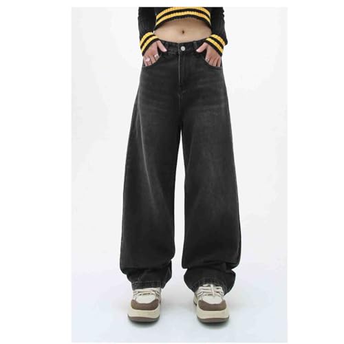 Men's Jeans Loose Pants Y2K Hip-hop Jeans Casual Solid Color Jeans Loose Retro Work Pants4