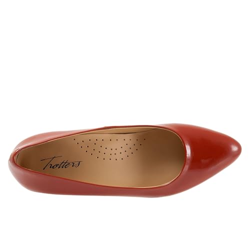 Trotters Women's Jewel Pump, Terracotta Patent, 10.52