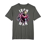 19MARF00029A-001 Marvel Avengers Endgame Iron Man Space Poster T-Shirt