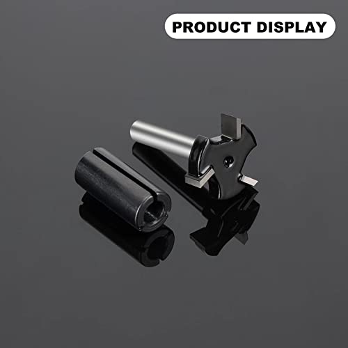 Cnc Spoilboard Surfacing Router Bits,1/4 Inch Shank 1Inch Cutting Diameter , Slab Flattening Router Bit Planing Bit Wood Planing Bit Dado Planer Perfectly Forsurfacing, Rabbeting, Flycutter, Leveler, Surface Planer(Carbide) #TOP5