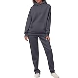 Chandal Mujer Completo Conjuntos Deportivos Talla Grande Ropa Deportiva Invierno Otoño Sudadera Manga Larga Gimnasio Sudaderas Con Capucha Y Pantalón Conjunto Deportivo Dos Piezas Deportivos Jogger