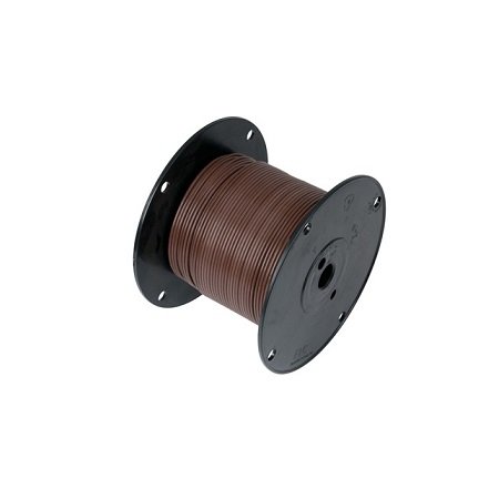 Del City Brown Primary Wire, 14 Ga (100 ft.)