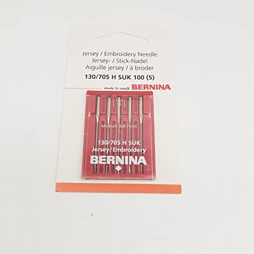 Aiguilles à broder 130/705 H YICBOR lot de 5 pour machine Bernina