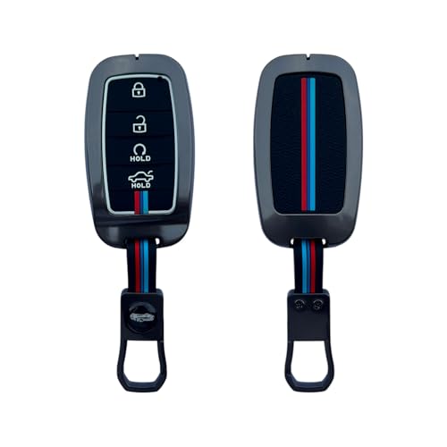 Image of NEODRIFT 'KeyShield' Car Key Cover for KIA Sonet (Shape 4, 04 Buttons) (Durable, Stylish, and 360 Protection)