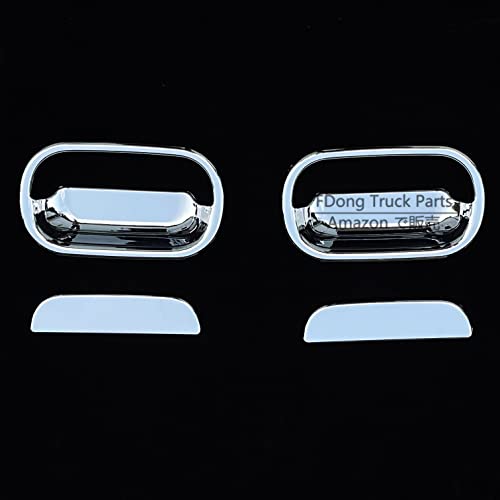 いすゞ 2t 07エルフ(ローキャブ) 超低PMエルフ NEWエルフ用 メッキ ドアハンドルガーニッシュ ドアハンドルカバー グリップ 外装 トラックパーツ デコトラ カスタム