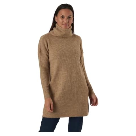 ONLY Onljana Cowlneck Wool Dress, Indian Tan Cover