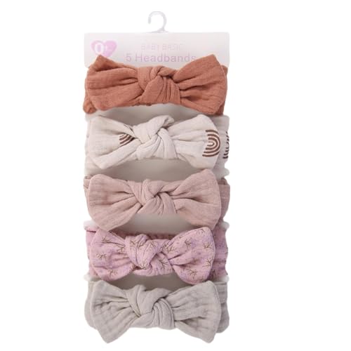 Lazos elásticos para la diadema con sujeción suave que no deja marcas en bebés y niñas