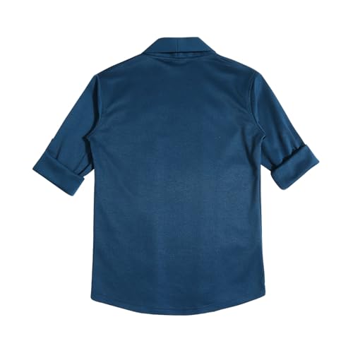 Image of CAVIO Boys Solid Open-Front Shrug with T-Shirt