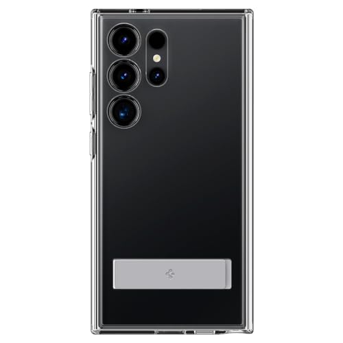 Spigen Ultra Hybrid S for Samsung Galaxy S24 ULTRA case cover (2024) with Kickstand - Crystal Clear