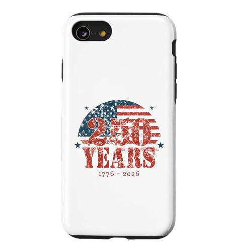 250�N�A�����J�Ɨ��L�O�� 250th 7��4�� �A�����J �X�}�z�P�[�X iPhone SE (2020) / 7 / 8 �p