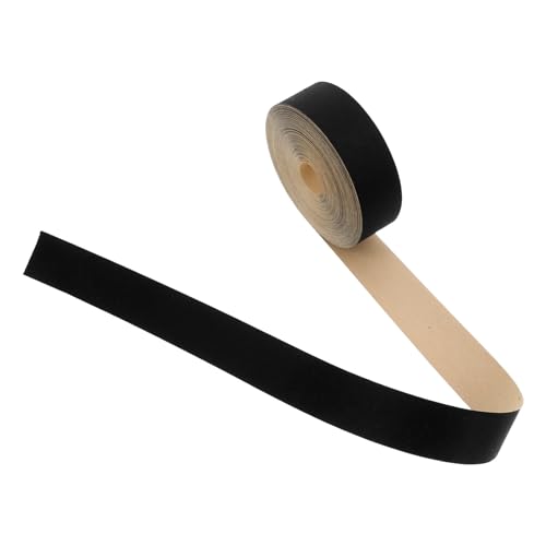 VANZACK Cinta Adhesiva de Tela Negra para Bordes de Pantalla de lámpara de Mesa, diseño Autoadhesivo Resistente para decoración DIY y protección de Muebles