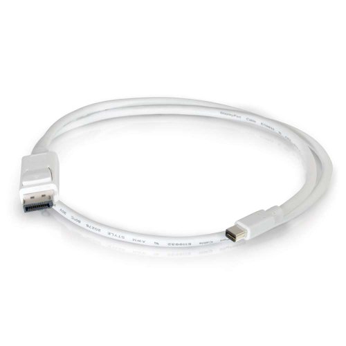 Adaptador Mini DisplayPort a DisplayPort de 10 pies blanco miniatura 2