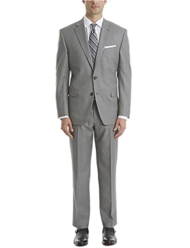 Costume de cérémonie homme ensemble veste deux boutons et pantalon pour mariage et bureau chic