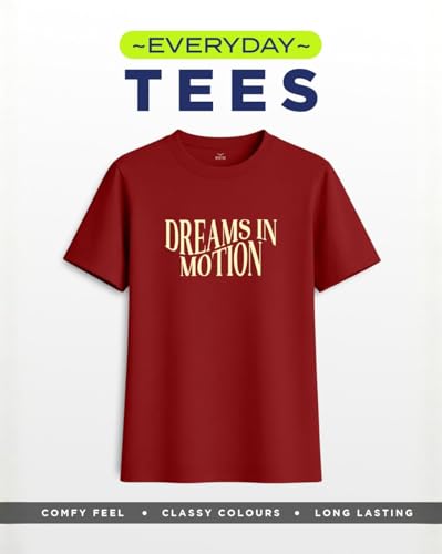 Image of Nobero 100% Cotton T-Shirts for Women Stylish | Regular Fit | Graphic Printed T Shirts for Women 180 GSM Combed Cotton | Crew Neck Half Sleeve
