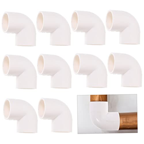 10Pcs PVC Elbow Fitting Durable Connector for DIY Garden Shelf