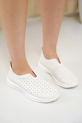 Image of Project Cloud Platform Sneakers for Women Footwear - Memory Foam Comfortable Loafers for Women Shoes - Lightweight and Non-Slip Shoes Slip on Sneakers (Orchid)