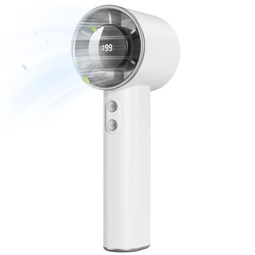 Imagen de Mini Ventilador Portátil de Mano 3000mAh Mini Ventilador de Mesa Recargable USB