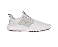 PUMA mens Ignite Nxt Crafted Golf Shoe, Puma White-high Rise-puma Team Gold, 10.5 US