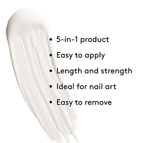 Mylee 5 in 1 Strengthening Builder Gel Duo 2x15ml - Clear & White - UV/LED Nail Polish Top Base Coat, Nails Tips & Extensions, Nail Art Decoration, Decals & Jewels, Professional Manicure Repair