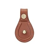 TOURBON Hunting Shooting Brown Leather Toe Protector Pad Gun Barrel Rest (Light Brown)