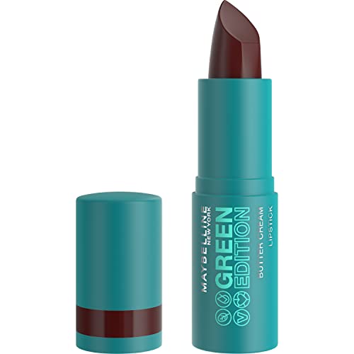 Maybelline 0041554076332 Green Edition Butter Cream High-Pigment Bullet Lipstick cover
