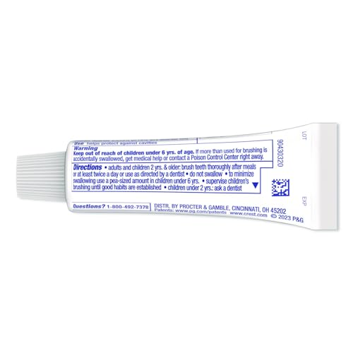 Crest Cavity Protection Regular Toothpaste, Travel Size .85 oz. (24g) - Pack of 6 - image 5