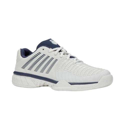 K Swiss Tennis Express Light 3 Carpet Zapatillas de Tenis para Hombre Blanc De Blanc/Naval Academy 41