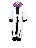 Mtxc Men's Bleach Cosplay Kurotsuchi Mayuri Squad Twelve Uniform Kimono Simplify Ver Size Medium...