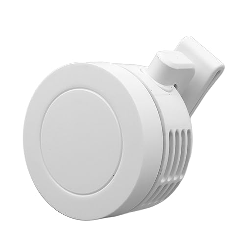 Ventilador de Aire Acondicionado USB de Escritorio, Mini Ventilador de Clip, Potente Viento, Recargable por USB, de bajo Ruido, Multiusos, Batería de 900 MAh, Ventilador de