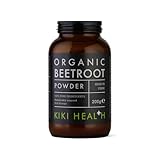 KIKI Health - Organic Beetroot Powder - 100% Pure, Rich Source of Dietary Nitrates - Natural Sweetener & Flavour - High in Fibre, Natural & Healthy Food Dye, Delicious Recipes - 200g