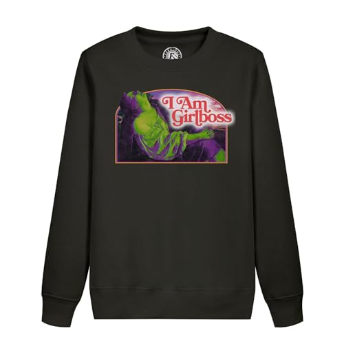 Sweatshirt enfant I am Girlboss en coton avec illustration vintage