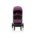 BRITAX RÖMER Buggy B-AGILE M, Ein-Hand-Faltmechanismus und kompakte Größe, von Geburt bis 4 Jahre (bis 22kg), Cherry Wine
