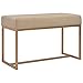 vidaXL Banc Tabouret Siège Banquette Pouf Bout de Lit Bout de Canapé Chambre à Coucher Salon Salle de Séjour Intérieure Maison 80 cm Beige Velours