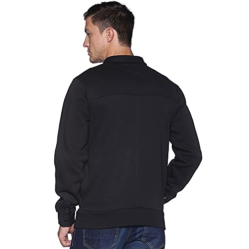 Image of Campus Sutra Men Cotton Collared Neck Sweatshirt