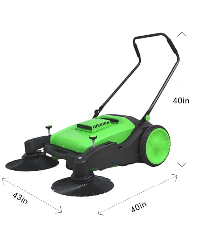 Accessories for walk-behind hand push floor sweeper