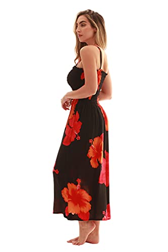 Image of Just Love Floral Print Tube Sundress Swimwear Cover Up Summer Dress for Women