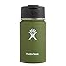 Hydro Flask 12 oz Double Wall Vacuum Insulated Stainless Steel Water Bottle/Travel Coffee Mug, Wide Mouth with BPA Free Hydro Flip Cap, Olive