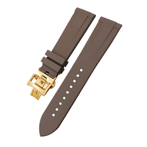 SERDAS Bracelet montre caoutchouc fluoré 20mm 21mm 22mm étanche